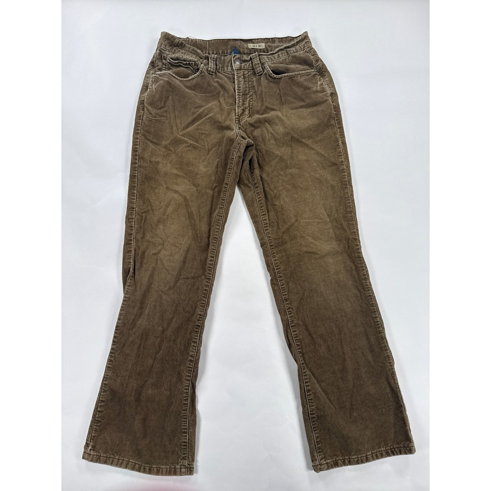 Polo Ralph Lauren Mens Pants 32x30 Brown Corduroy Straight Leg Rugged Workwear